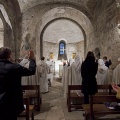 Laudes avec les fraternités de Jérusalem dans la chapelle Notre-Dame-des-Trentes-Cierges 