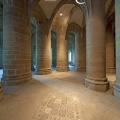 Crypte des gros piliers - Abbaye du Mont Saint-Michel - Manche - Normandie - France