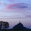 Mont Saint-Michel au crépuscule