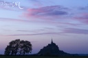 Mont Saint-Michel au crépuscule
